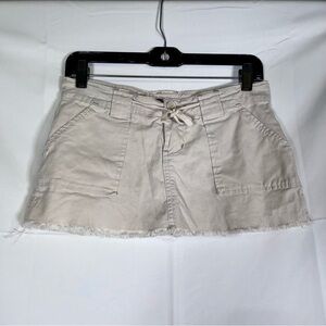 Vintage Y2K Unionbay Women’s Size 1 Low Rise Mini Skort Beige